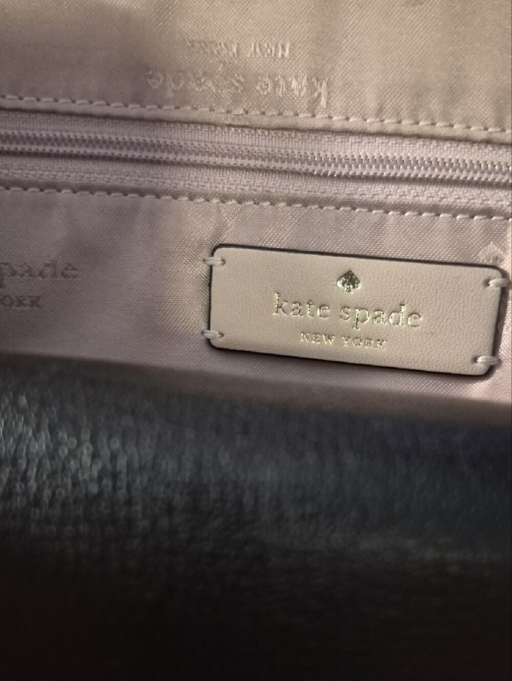 kate spade Black Leather Belt Bag with Gold Logo - Picture 2 of 5